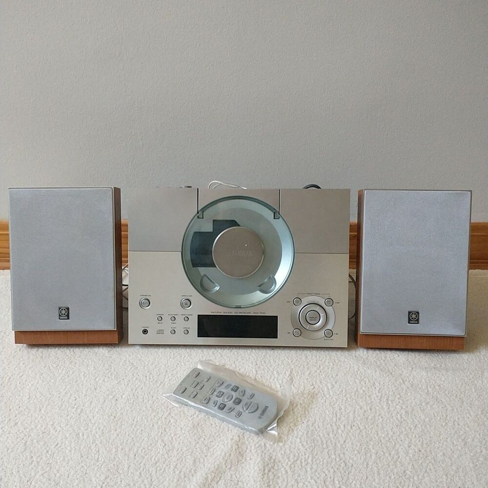 Yamaha CRX-TS10 Desktop CD Player Digital AM-FM Tuner Remote